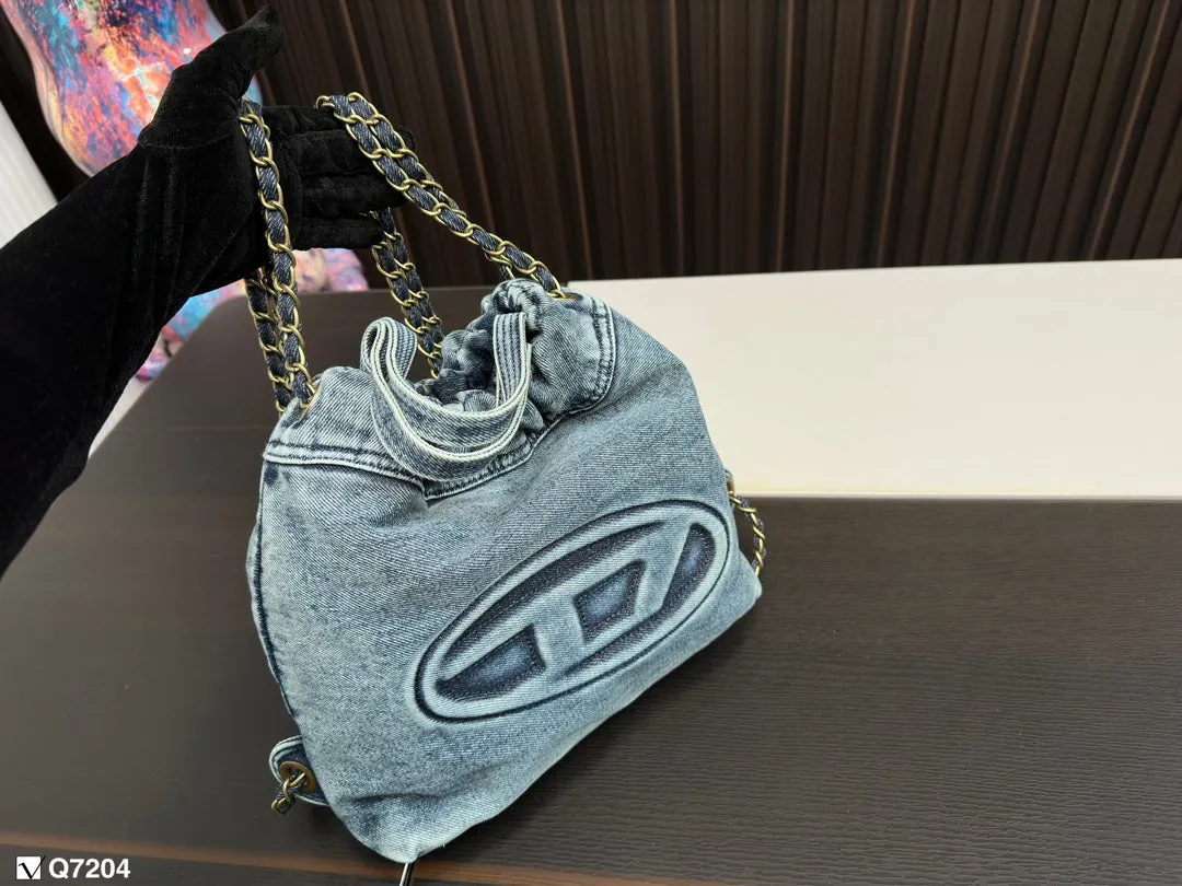 Dies* Denim Underarm Bag