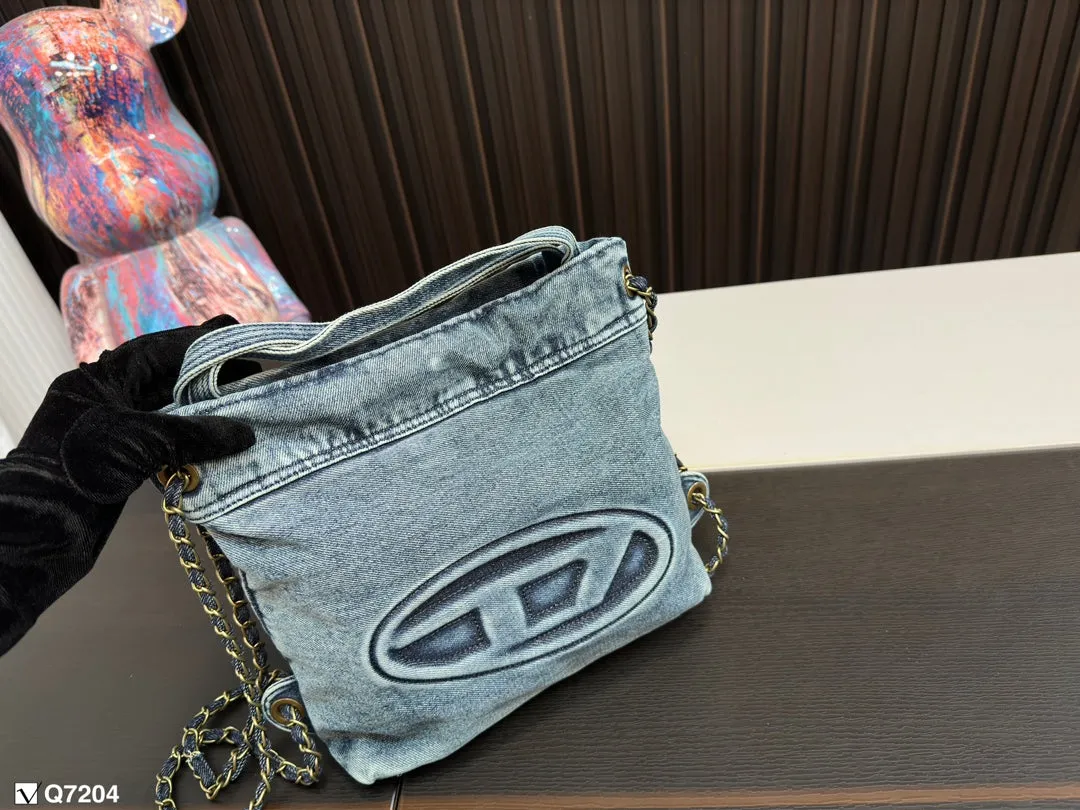 Dies* Denim Underarm Bag