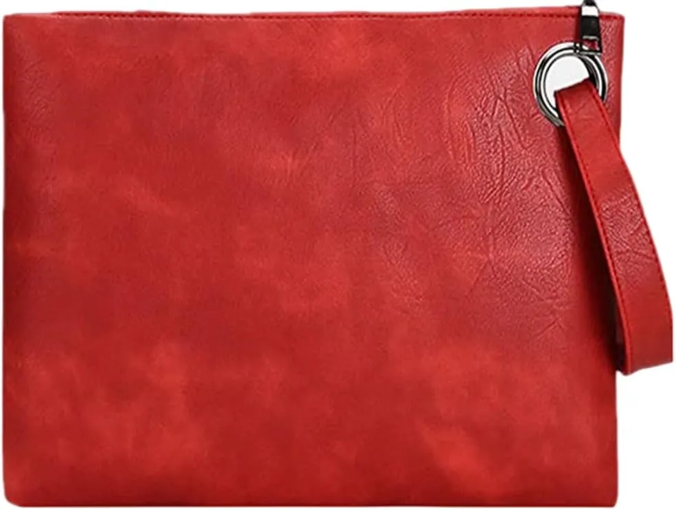 DIHKLCIO Evening Bags Purse Envelop Clutch Chain Shoulder Womens Wristlet Handbag Foldover Pouch black