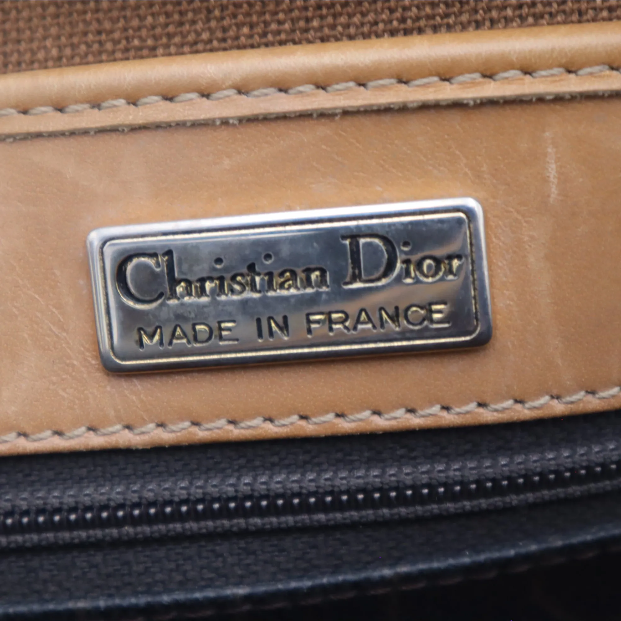 Dior Honeycomb Canvas Crossbody Bag