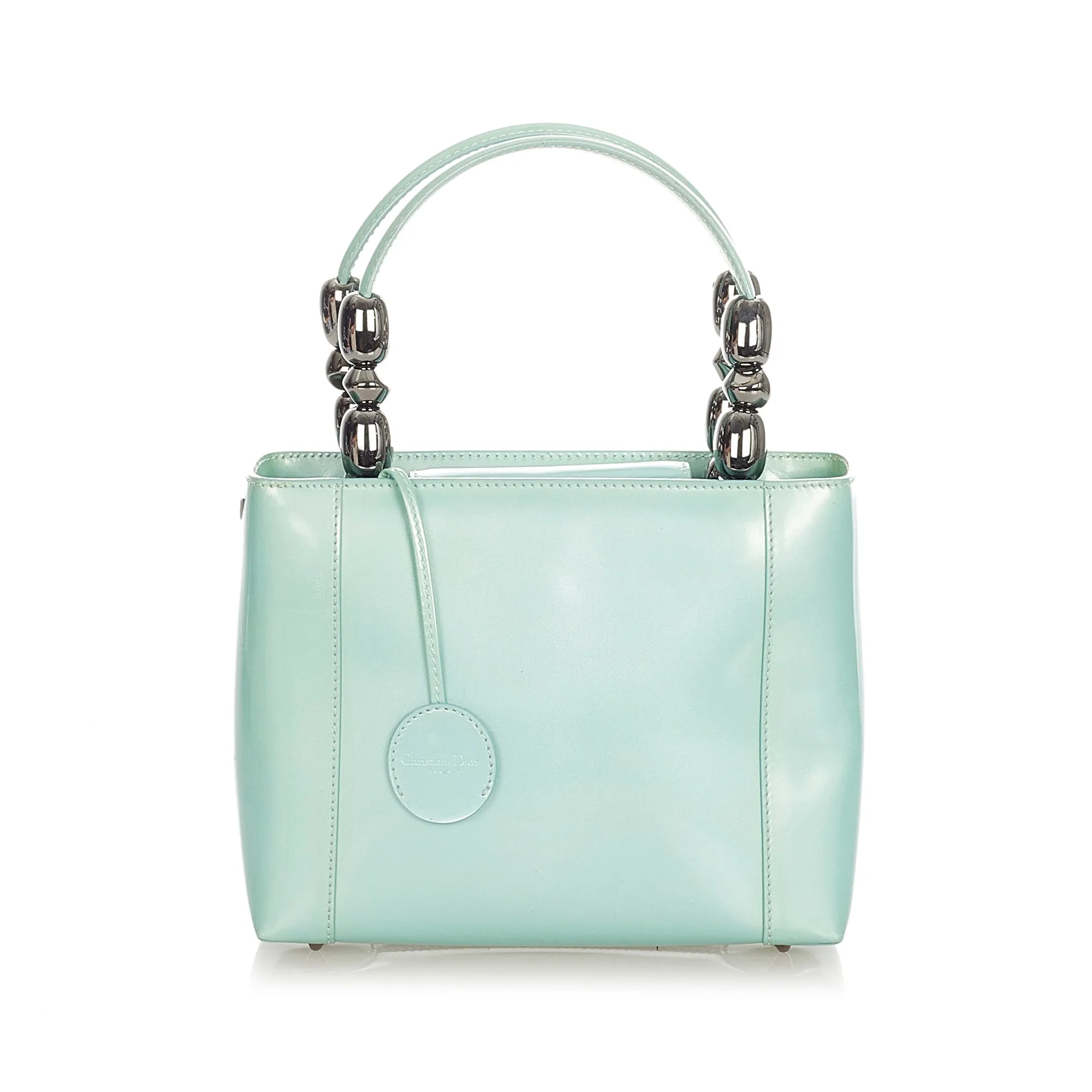 Dior Malice Pearl Leather Handbag Green