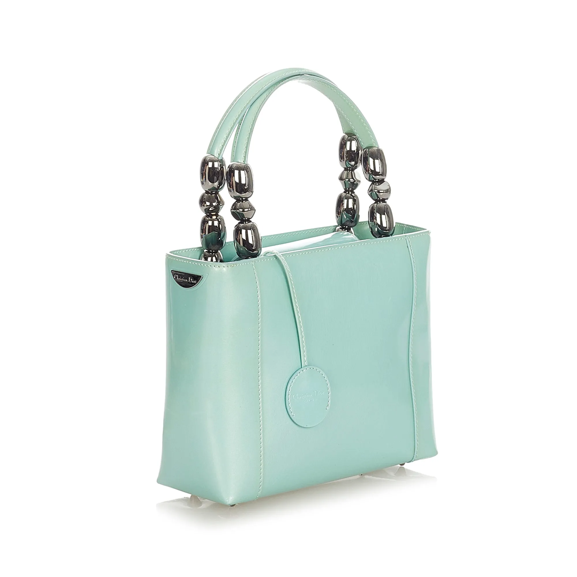 Dior Malice Pearl Leather Handbag Green