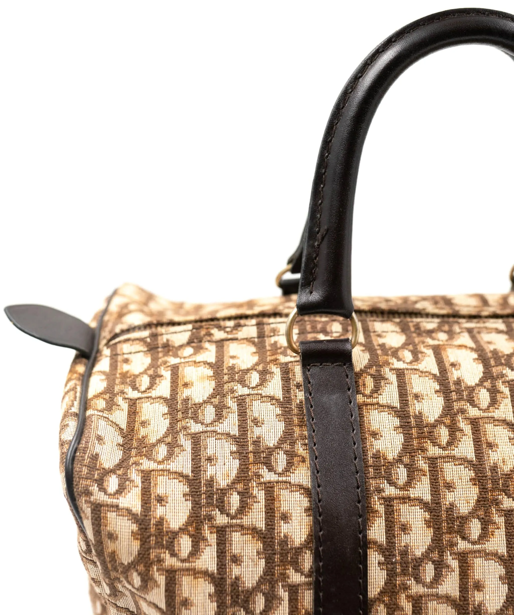 Dior Small Brown Vintage Boston - AWL3750