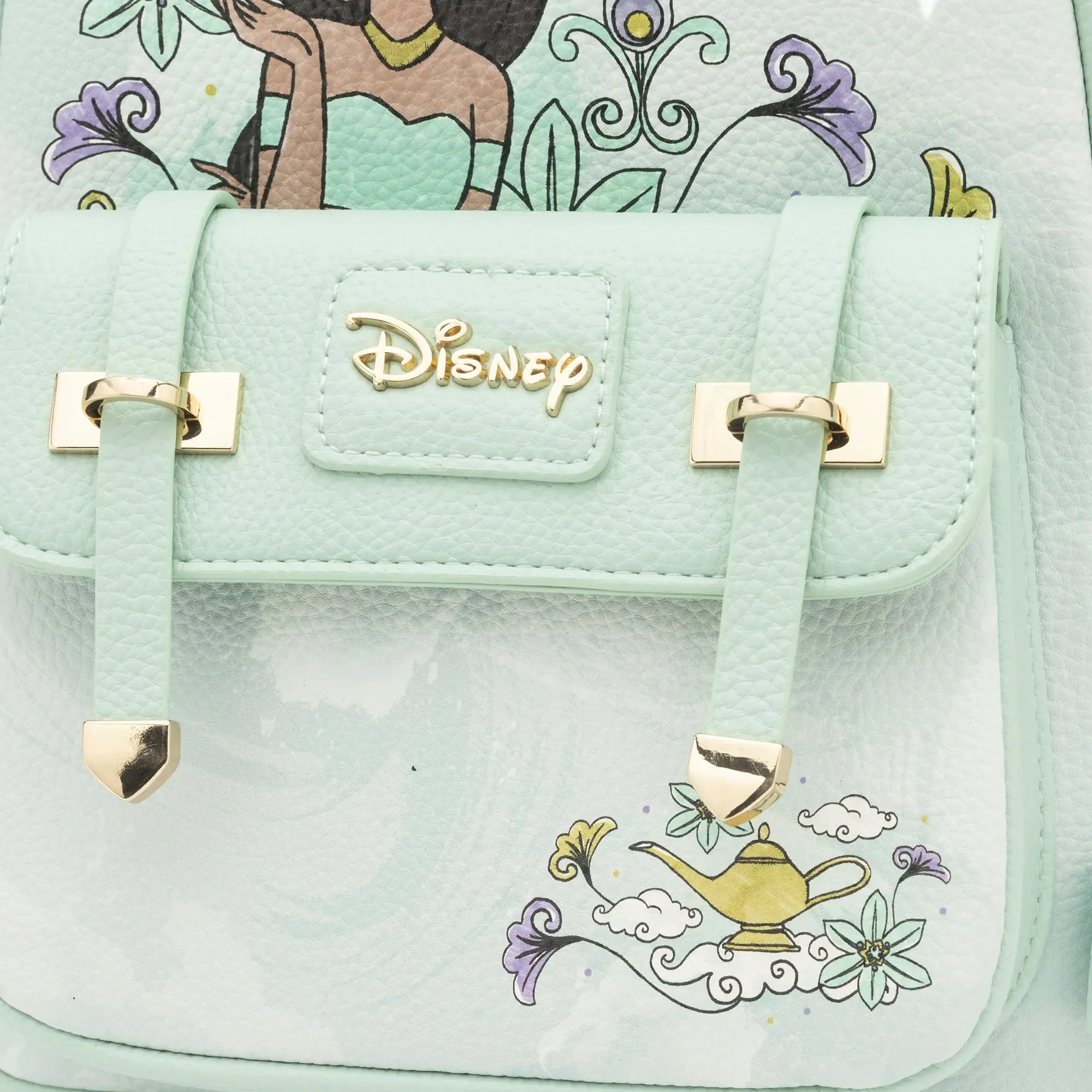 Disney Aladdin - Jasmine WondaPop 11" Vegan Leather Fashion Mini Backpack