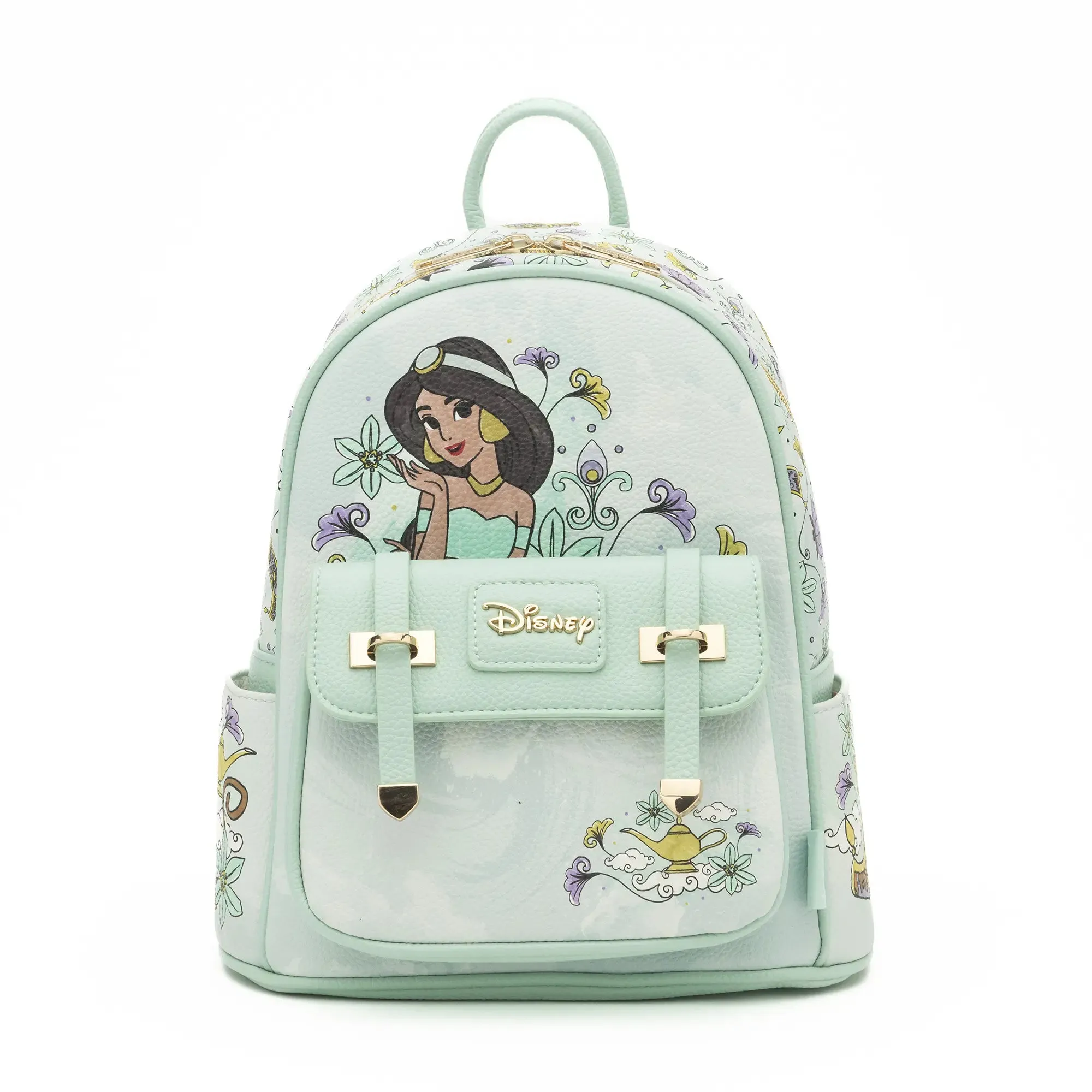Disney Aladdin - Jasmine WondaPop 11" Vegan Leather Fashion Mini Backpack