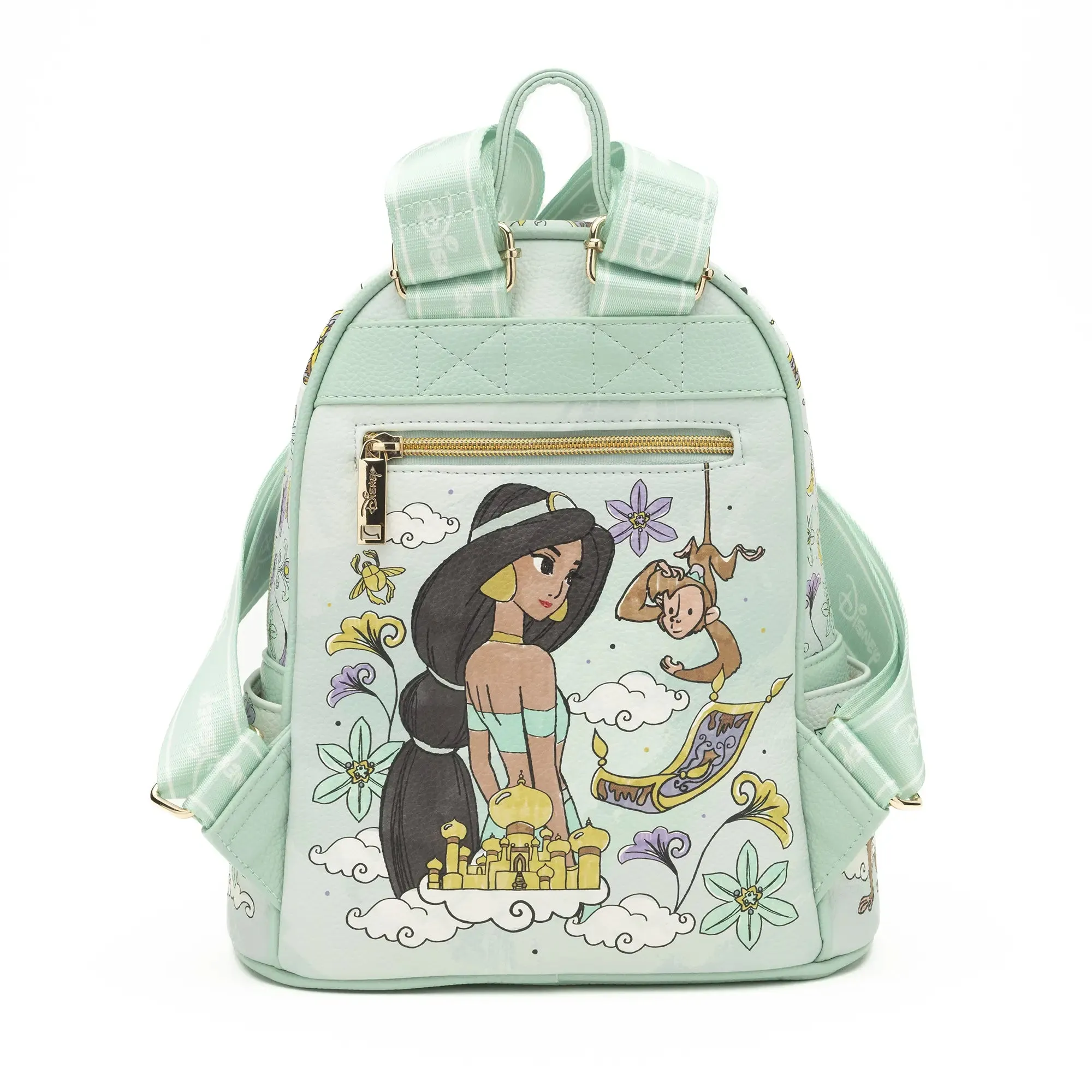 Disney Aladdin - Jasmine WondaPop 11" Vegan Leather Fashion Mini Backpack