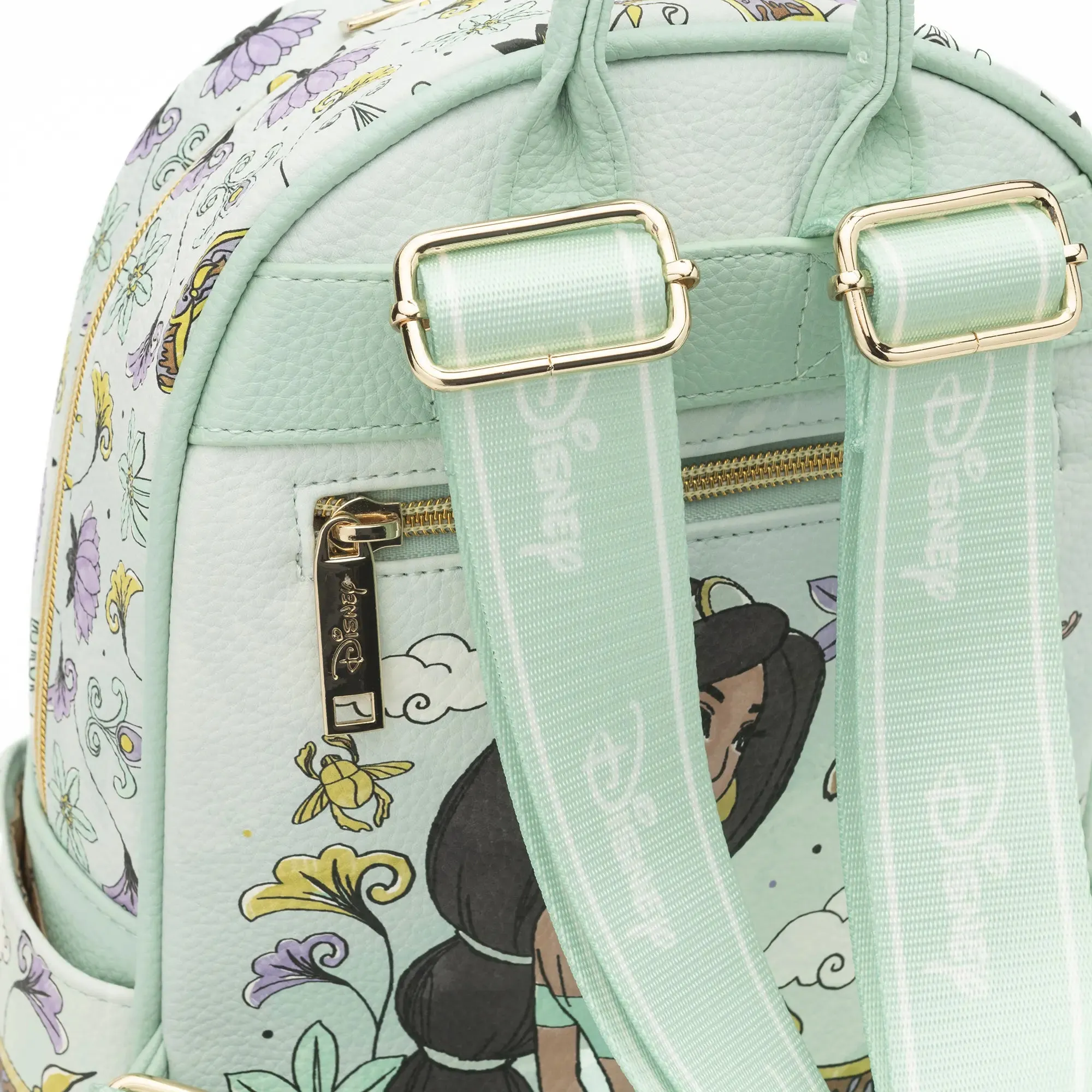 Disney Aladdin - Jasmine WondaPop 11" Vegan Leather Fashion Mini Backpack