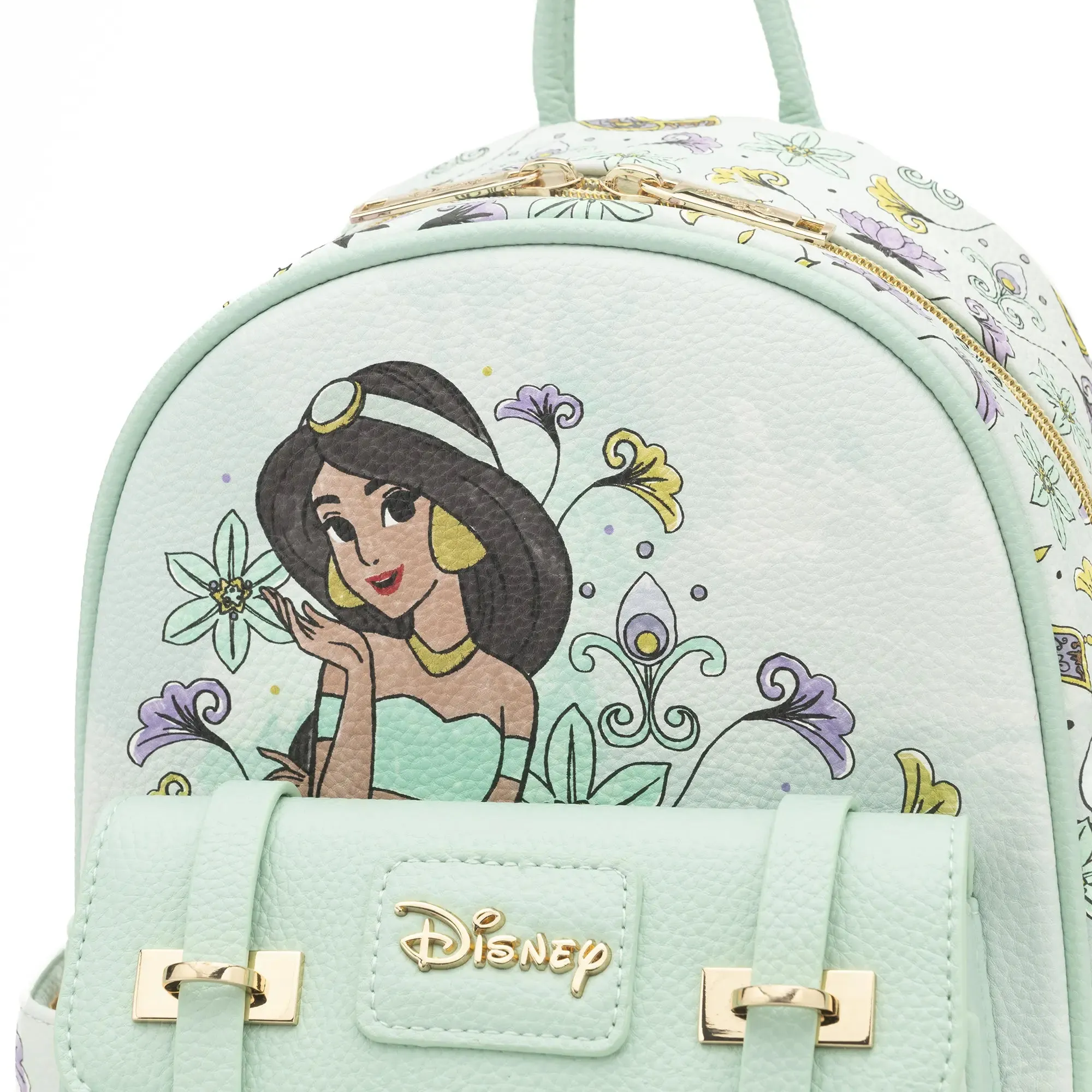 Disney Aladdin - Jasmine WondaPop 11" Vegan Leather Fashion Mini Backpack