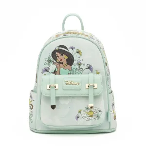 Disney Aladdin - Jasmine WondaPop 11" Vegan Leather Fashion Mini Backpack