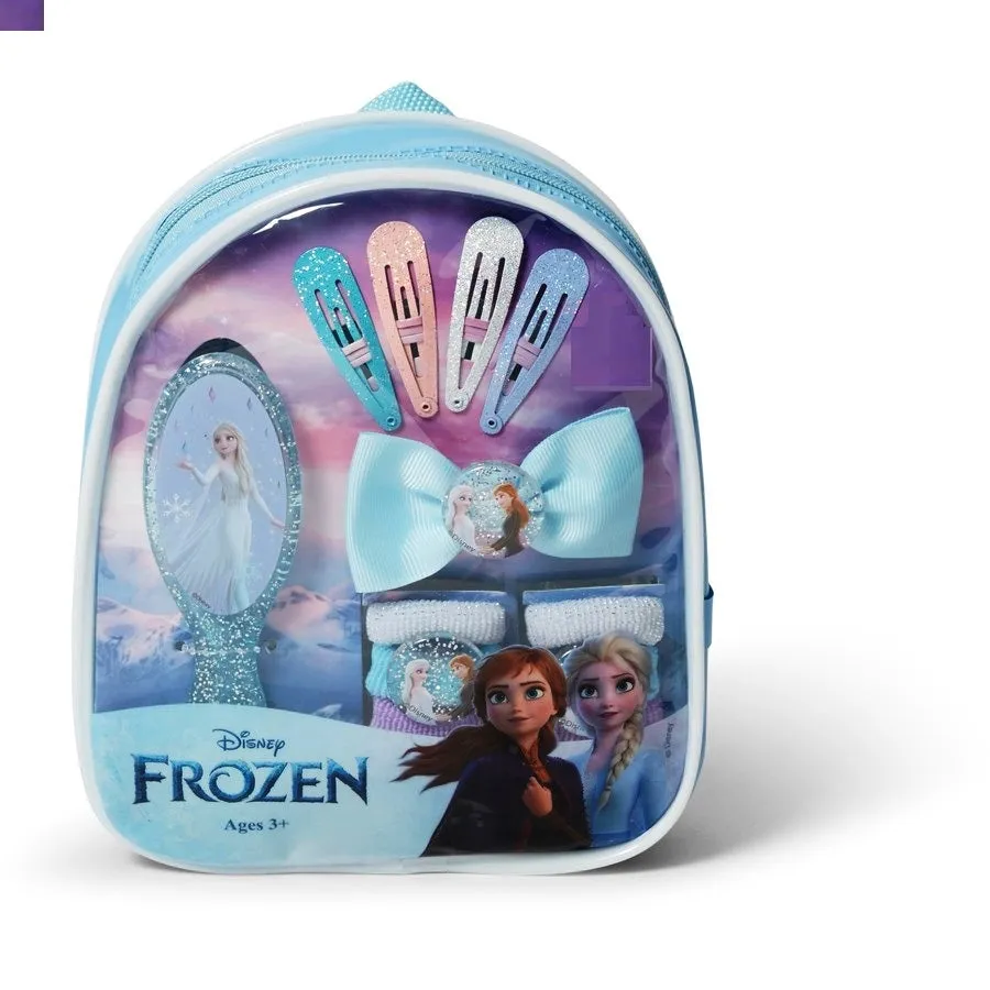 Disney Frozen II Blue 12 Piece Hair Accessory Backpack/Ideal Gift Pack for 3  Years