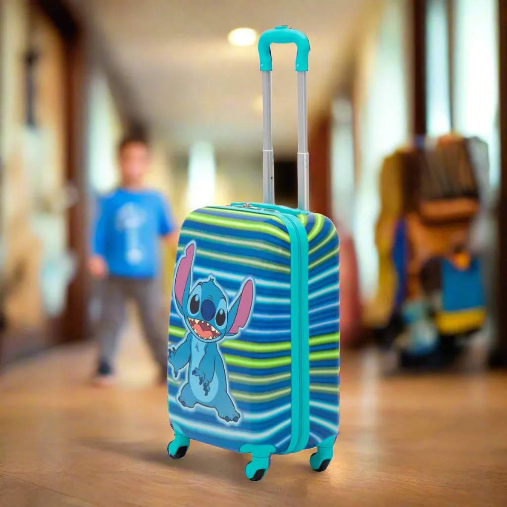 Disney Ful Stitch Neon Stripe Kids 21" Luggage