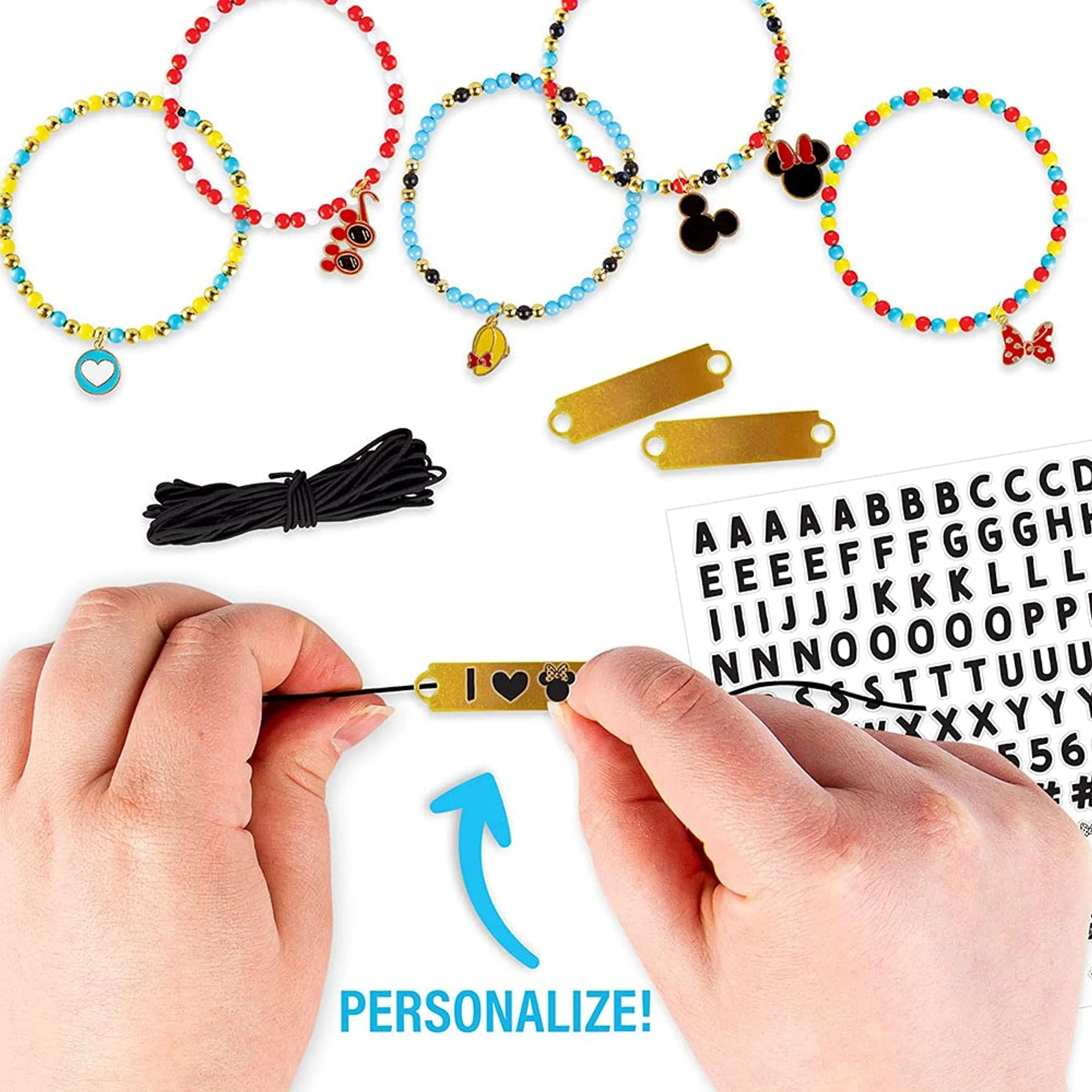 Disney Princess Fashion Angels DIY Bracelet Design Kit | 1000  Beads