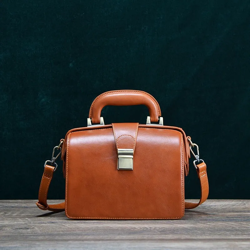 Doctor Handbag Leather Small Bag