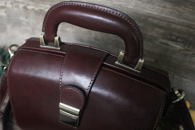 Doctor Handbag Leather Small Bag