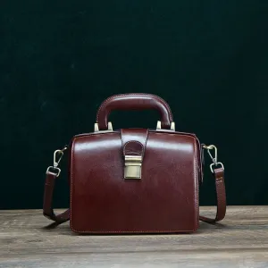 Doctor Handbag Leather Small Bag