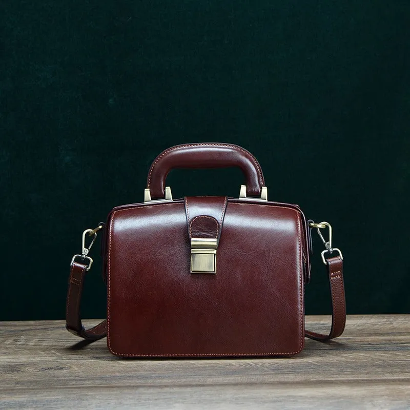 Doctor Handbag Leather Small Bag