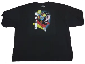 Doctor Strange Mens T-Shirt- Casting Magic Vertical Name Profile Image