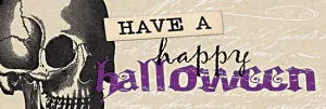DOG222LIC - Happy Halloween Skeleton - 0