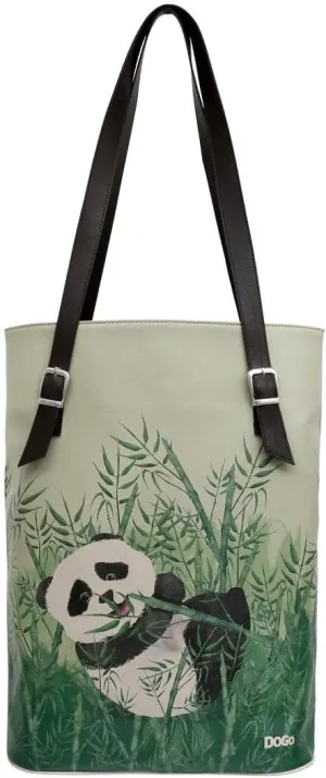 DOGO Vegan Women's Shoulder Bags Tall Bag - Bamboo Lover, multicoloured