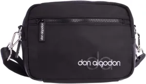 DON ALGODON Women's Zaira Shoulder Bags, black, 22 x 8 x 16 cm