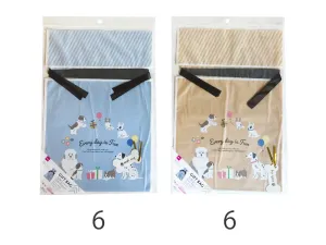 Double soft film drawstring bag-Pop animal with tag-