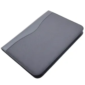 DR491 Portfolio Case with Calculator and Removable Writing Pad Black