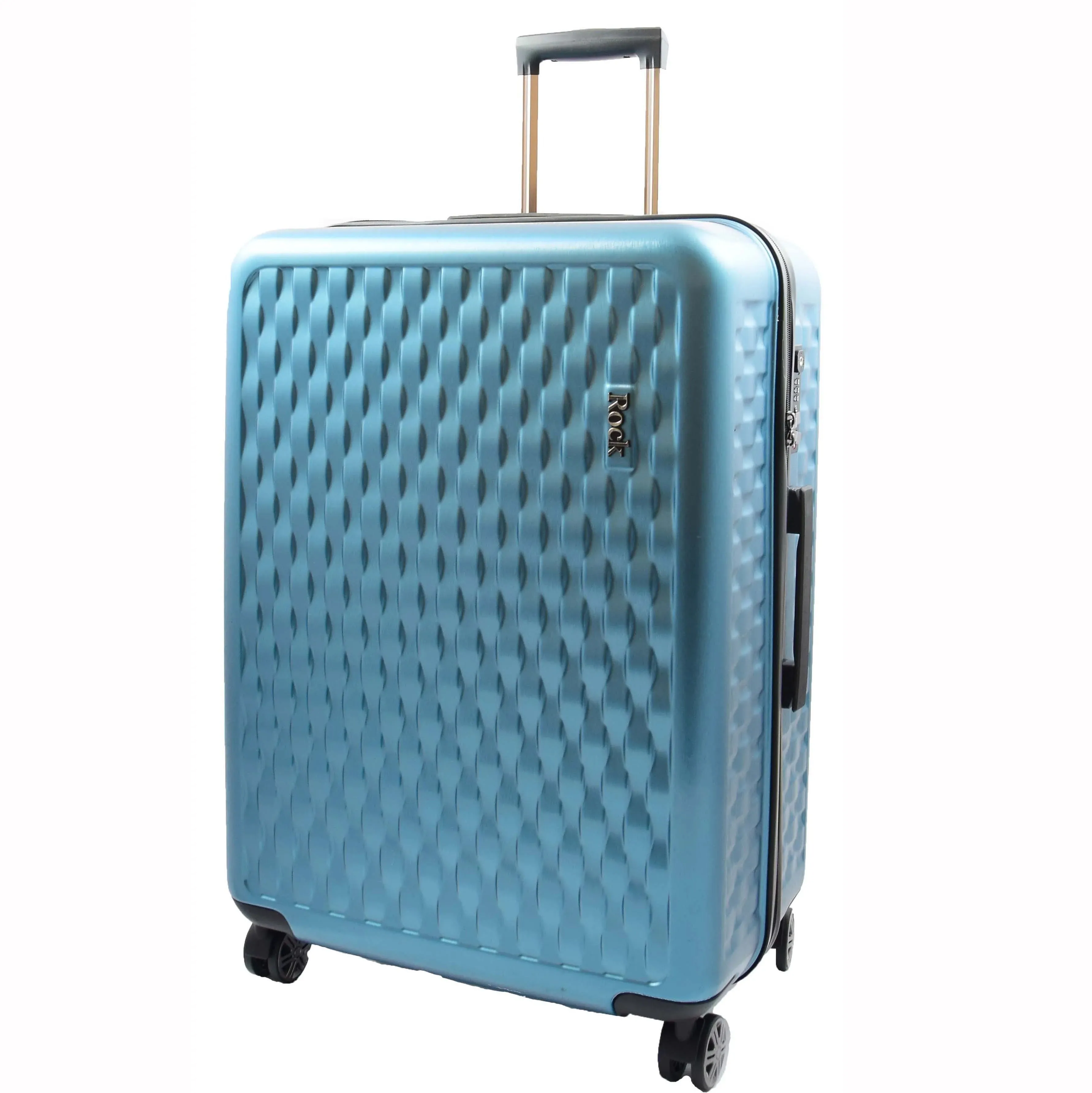 DR511 Travel Luggage 360 Spinner With 8 Wheels Blue