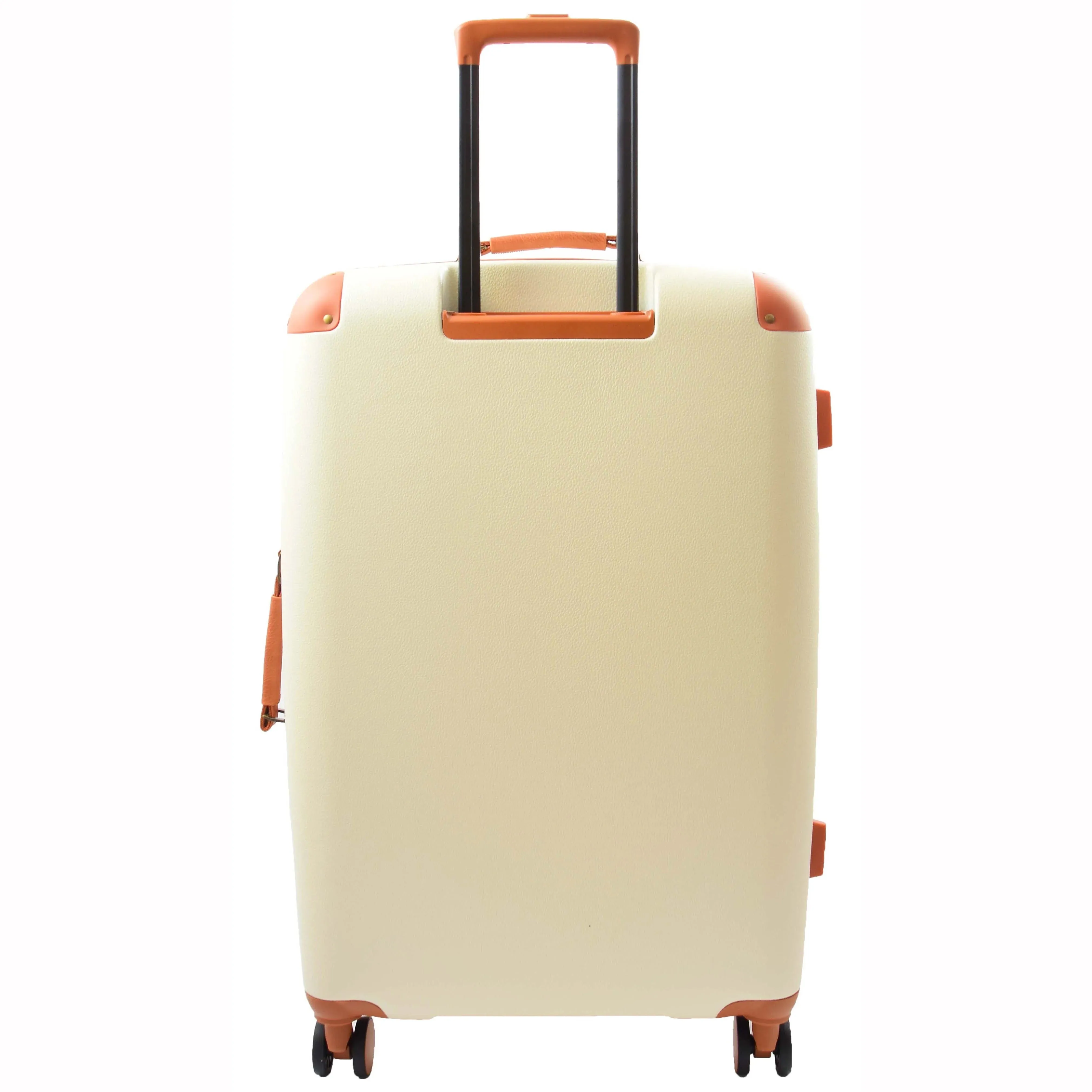 DR512 Luggage Spinner 8 Wheeled With Expandable PC ABS Cream