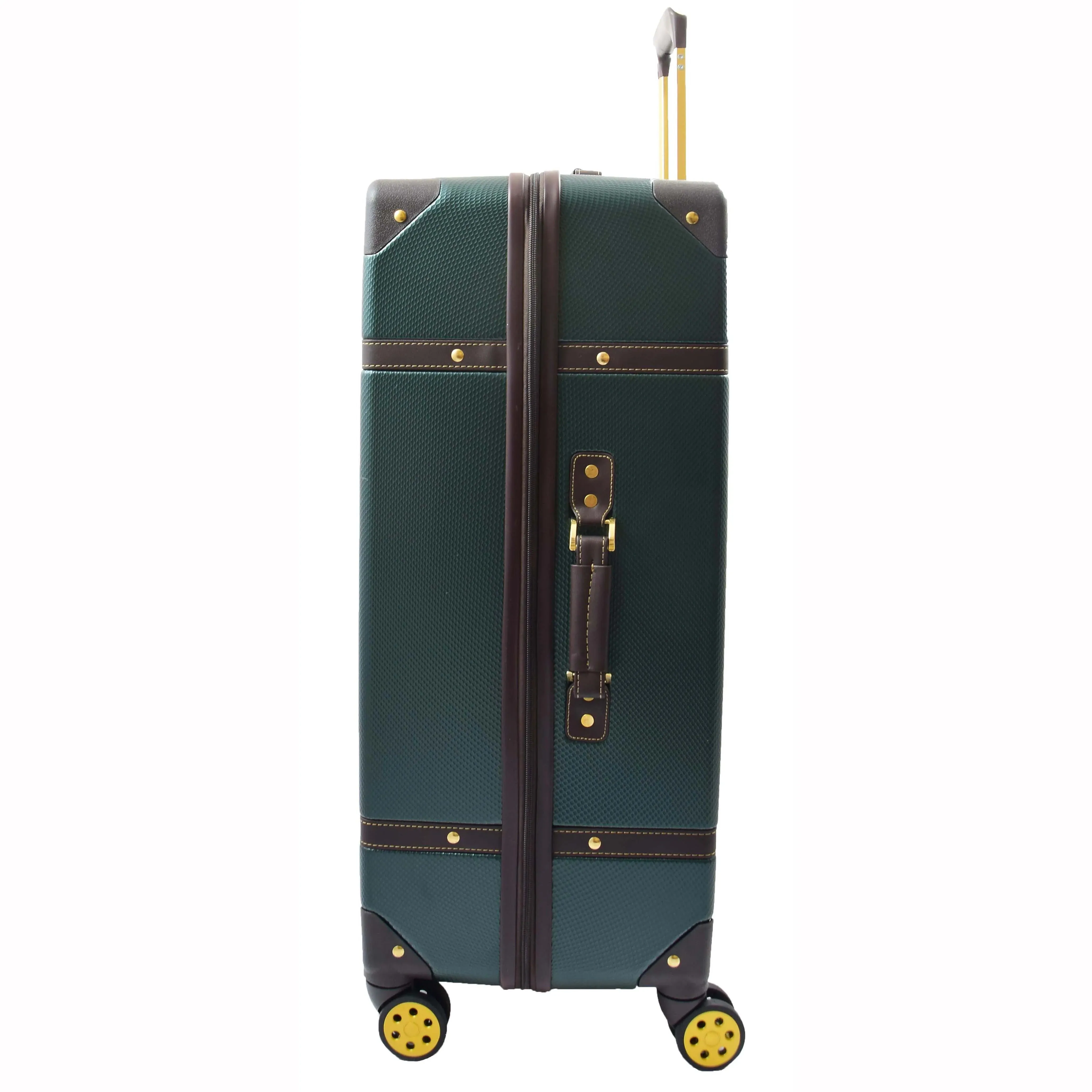 DR515 Travel Luggage with 8 Spinner Wheels Emerald