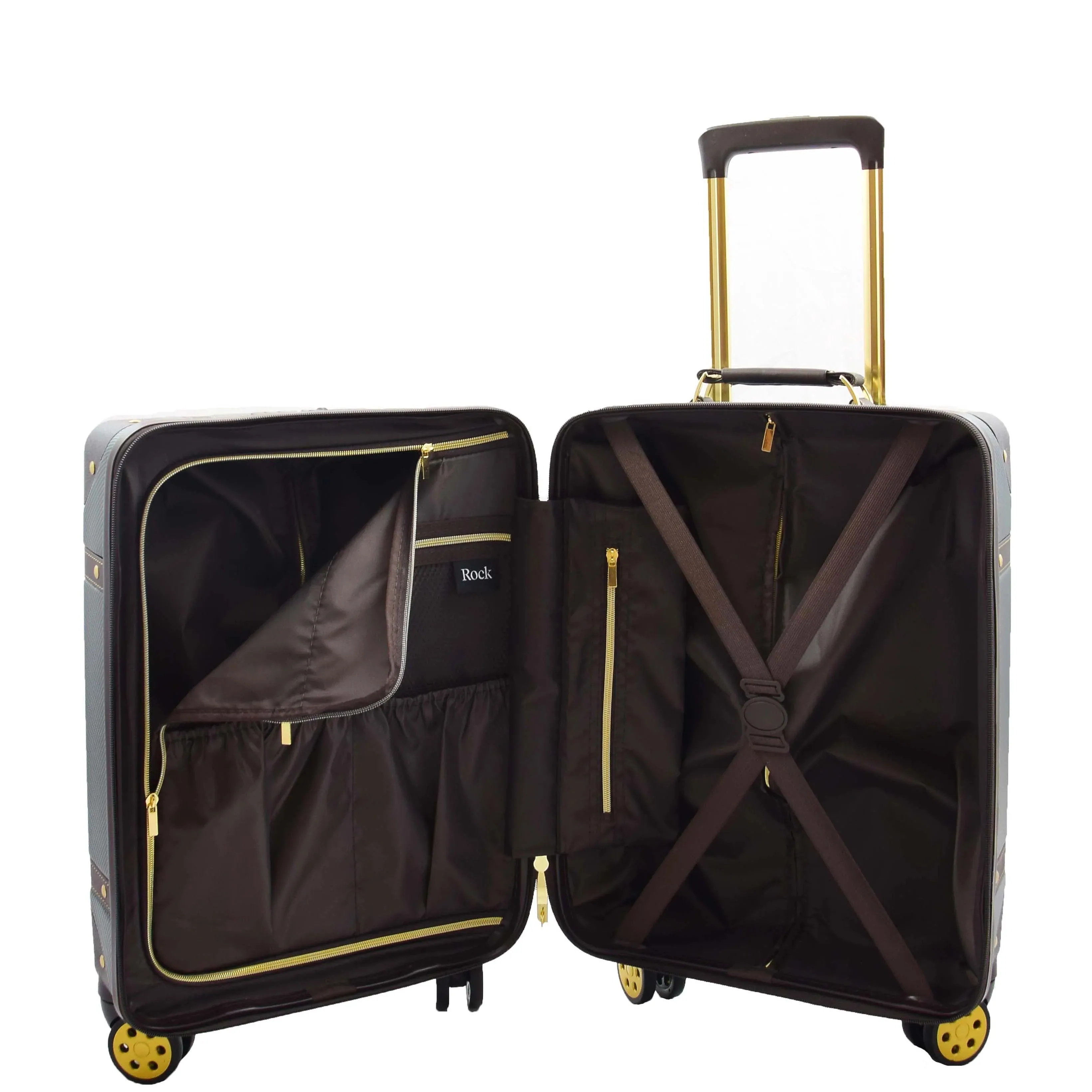 DR515 Travel Luggage with 8 Spinner Wheels Emerald