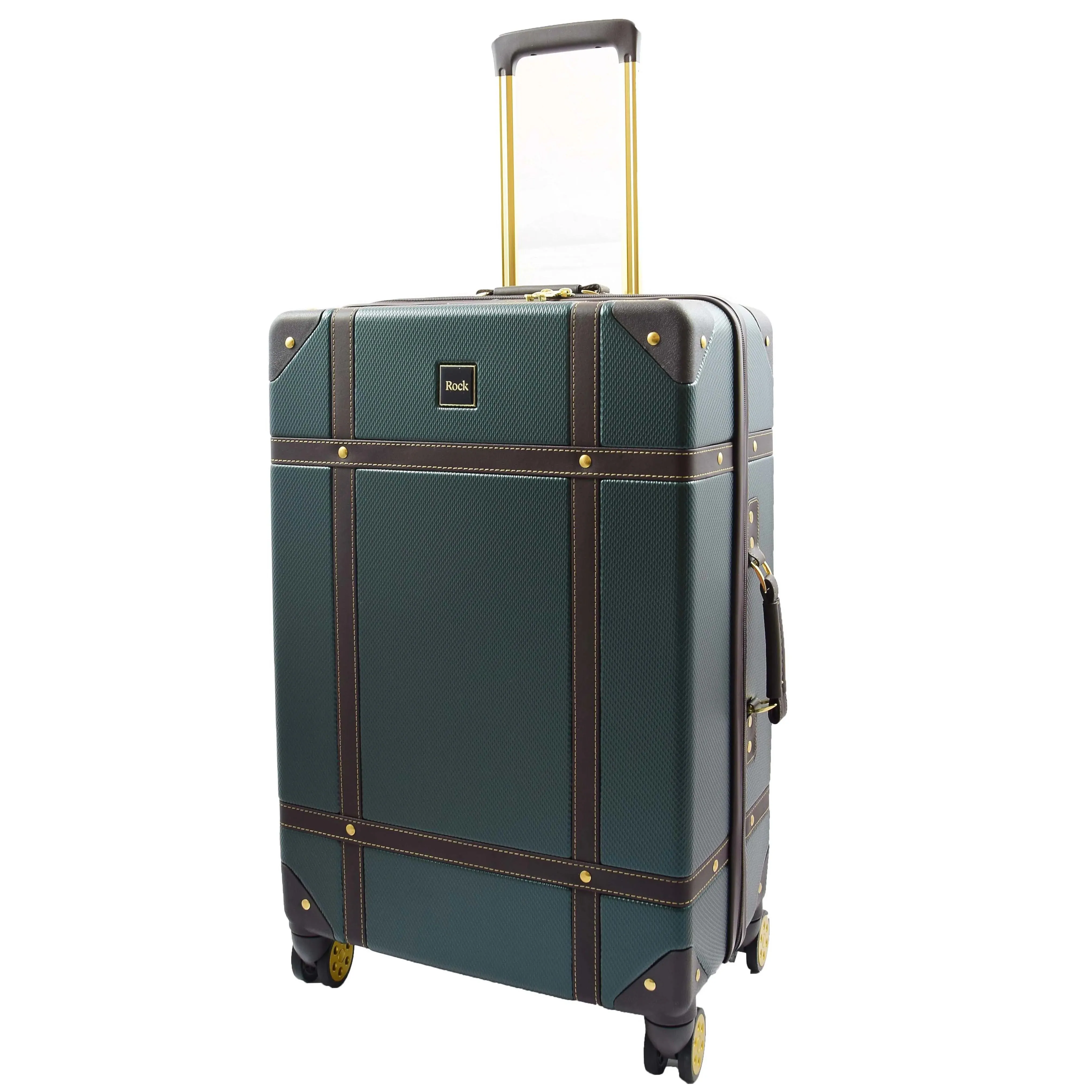 DR515 Travel Luggage with 8 Spinner Wheels Emerald