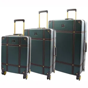 DR515 Travel Luggage with 8 Spinner Wheels Emerald