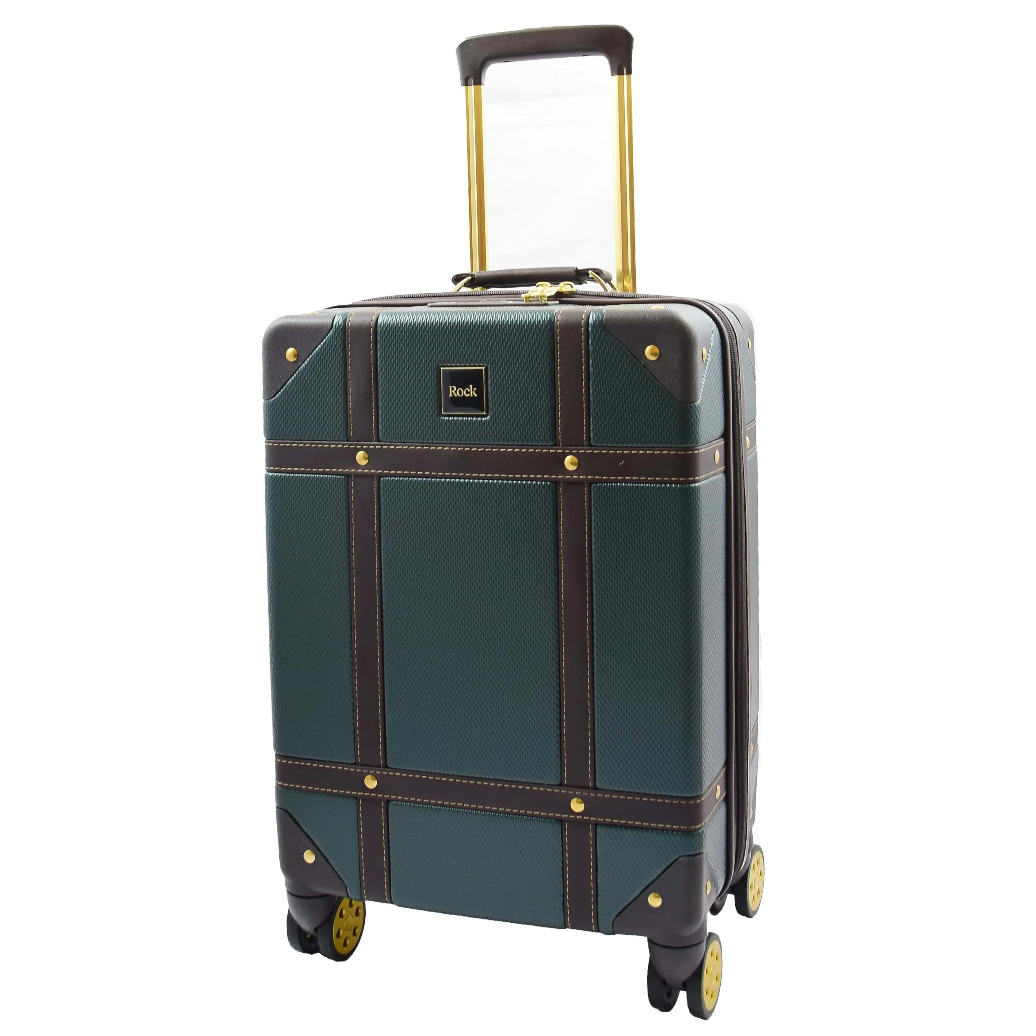 DR515 Travel Luggage with 8 Spinner Wheels Emerald