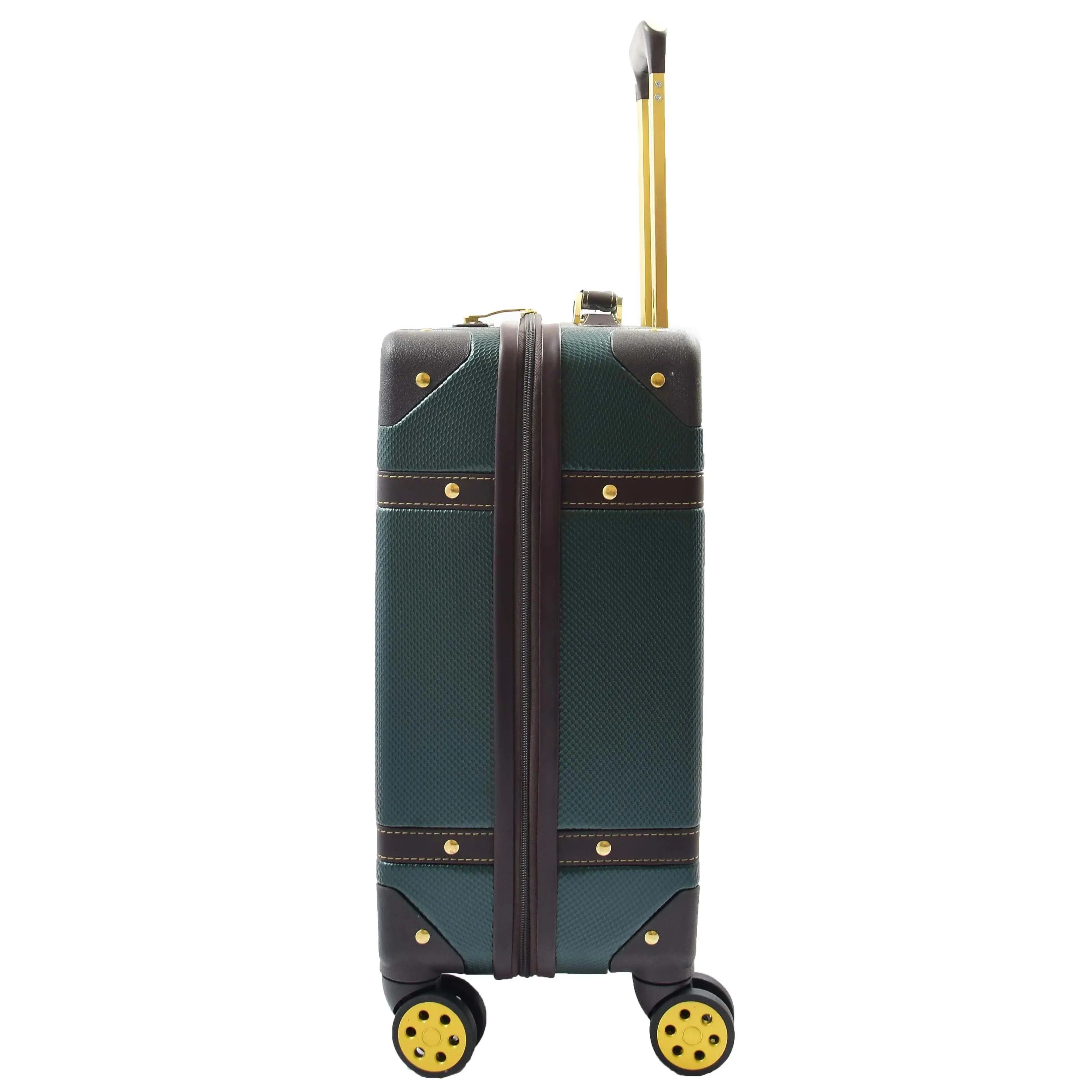 DR515 Travel Luggage with 8 Spinner Wheels Emerald