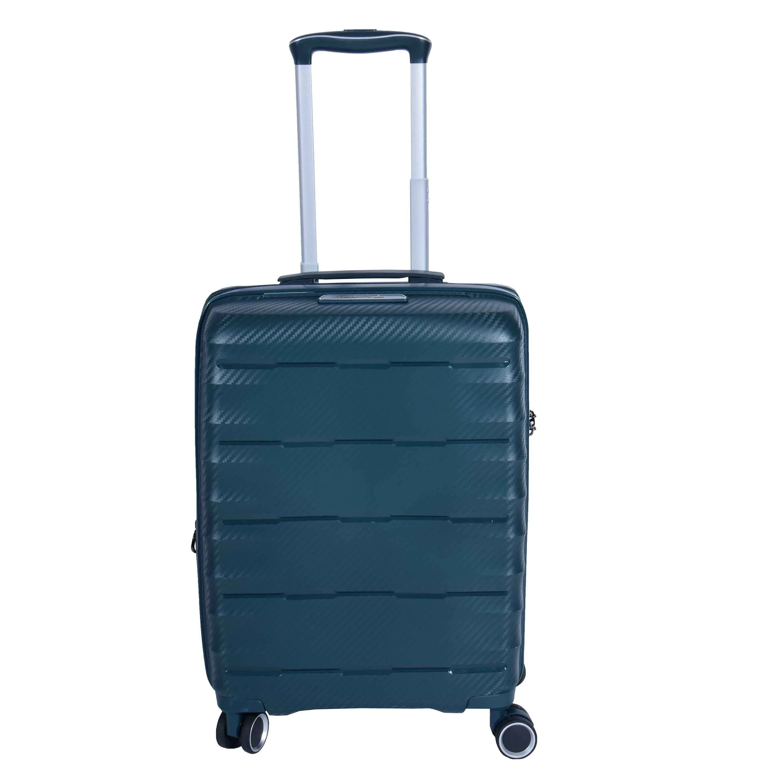 DR541 Expandable ABS Luggage With 8 Wheels Green