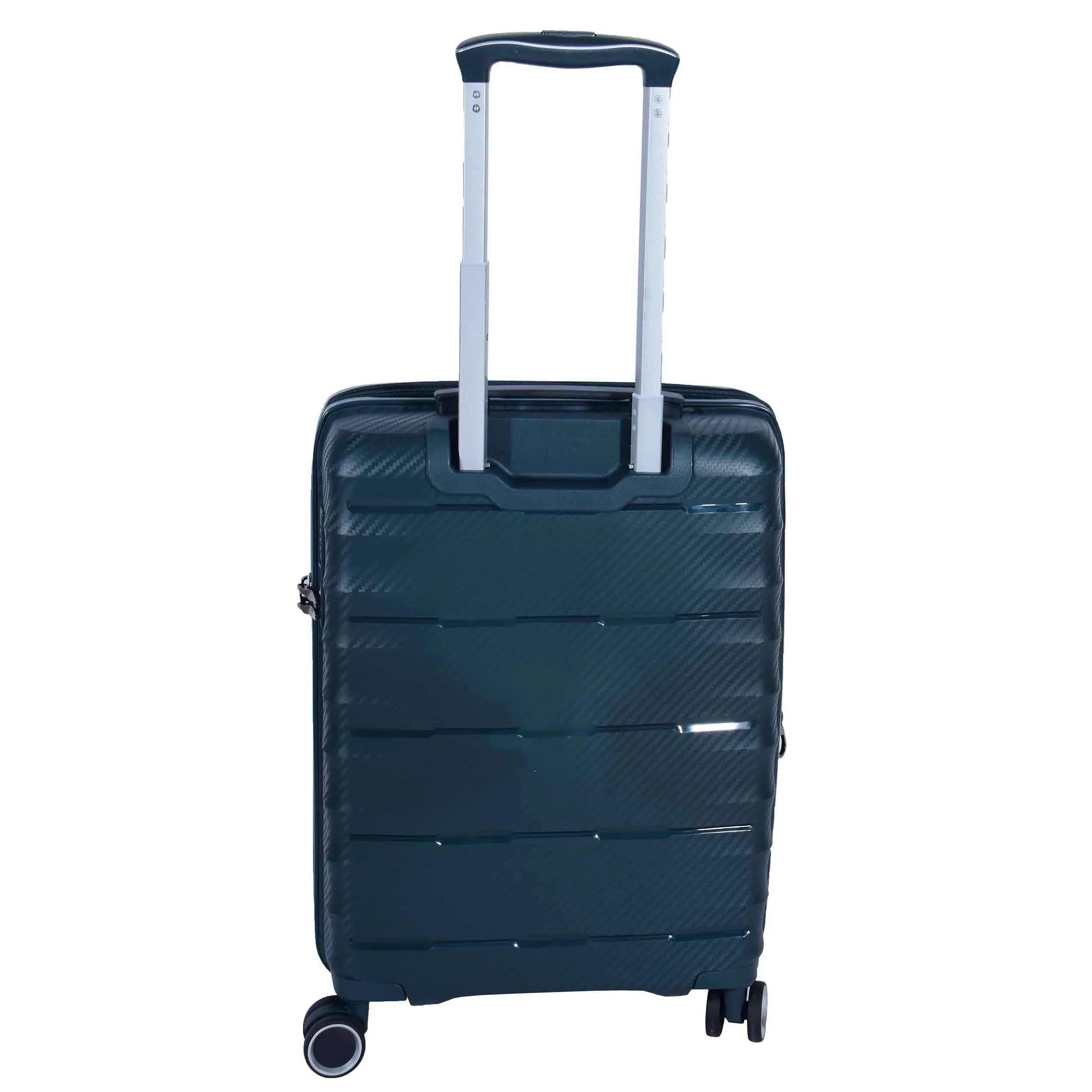 DR541 Expandable ABS Luggage With 8 Wheels Green