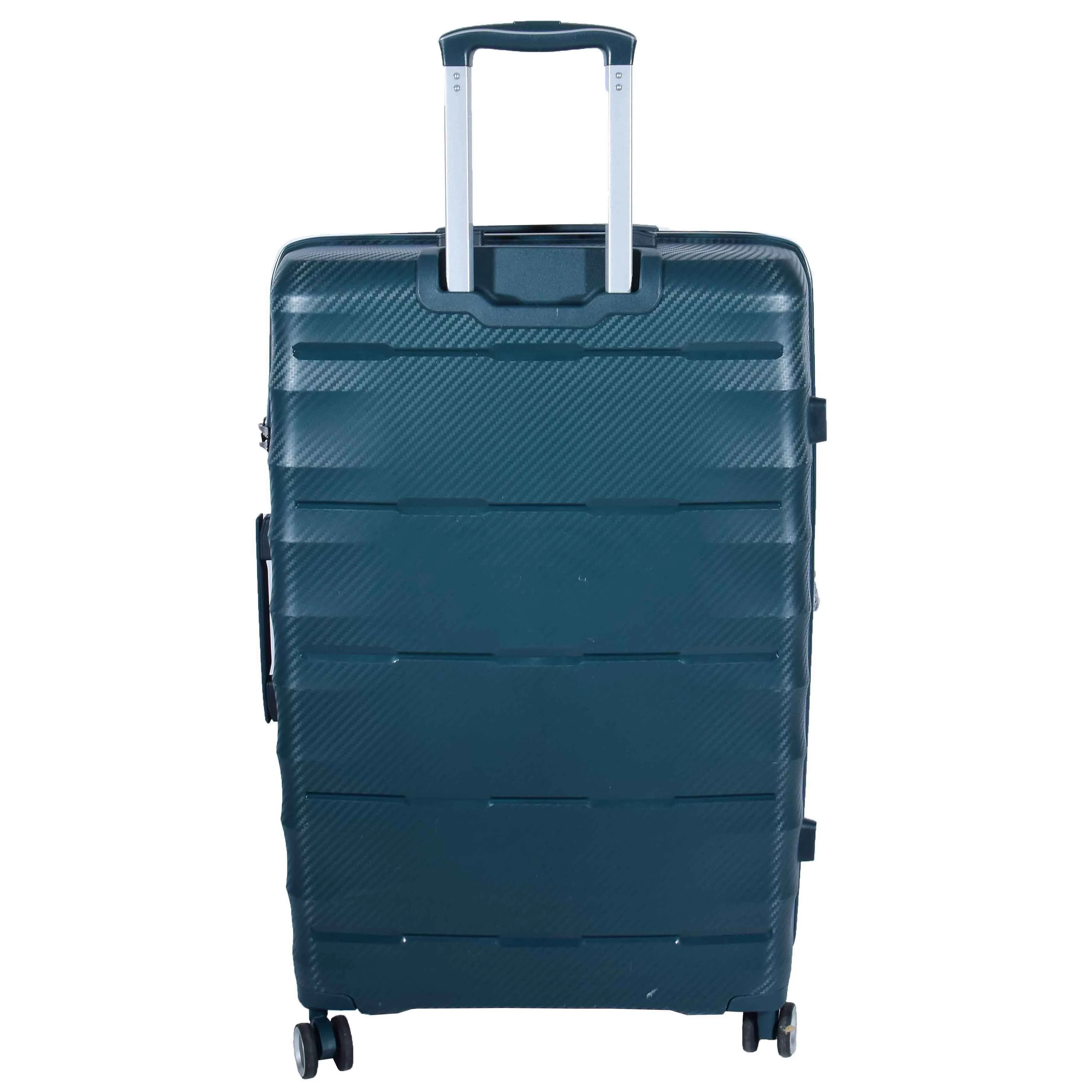 DR541 Expandable ABS Luggage With 8 Wheels Green