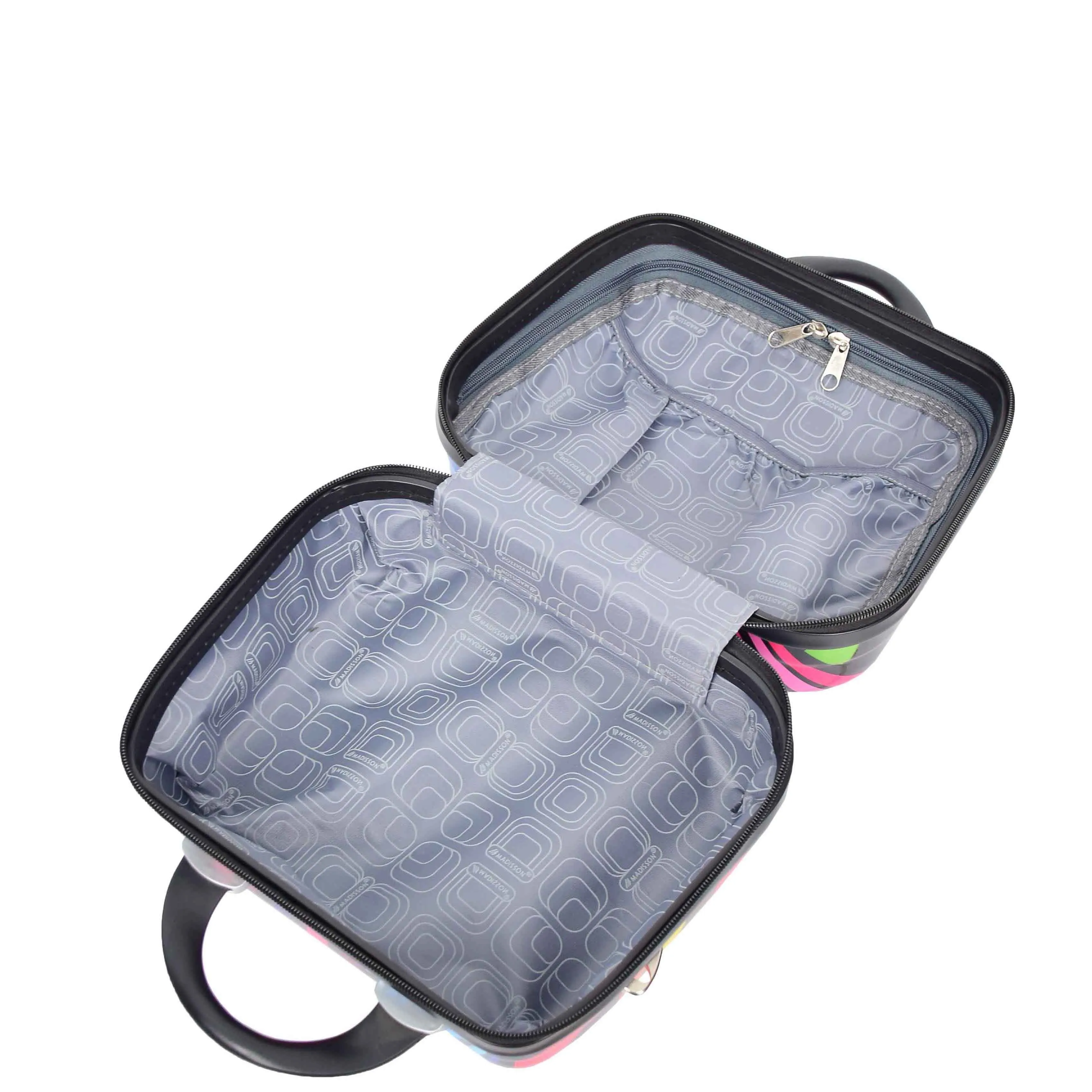 DR622 Lightweight Four Wheeled Luggage With Multi-Hearts Print
