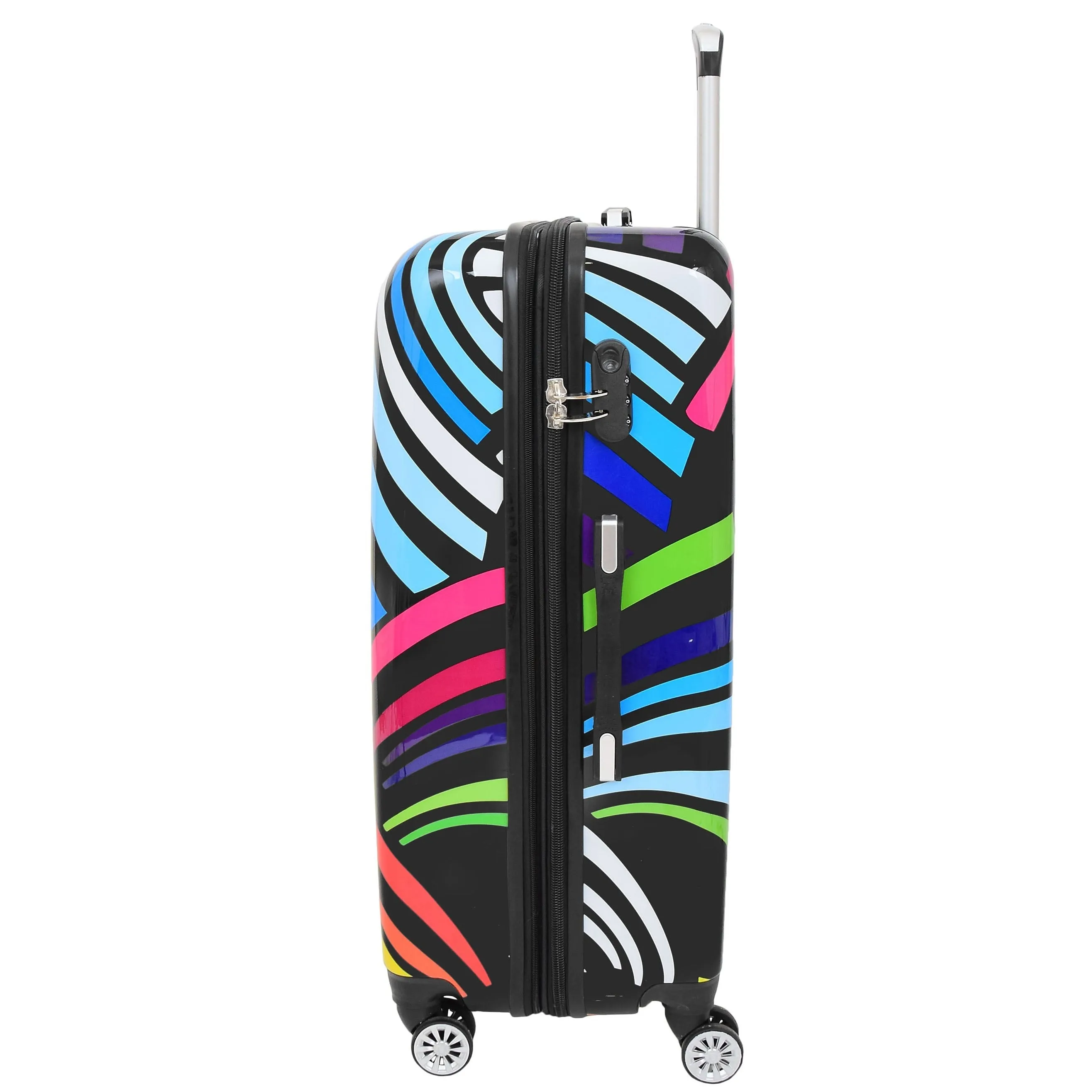 DR622 Lightweight Four Wheeled Luggage With Multi-Hearts Print