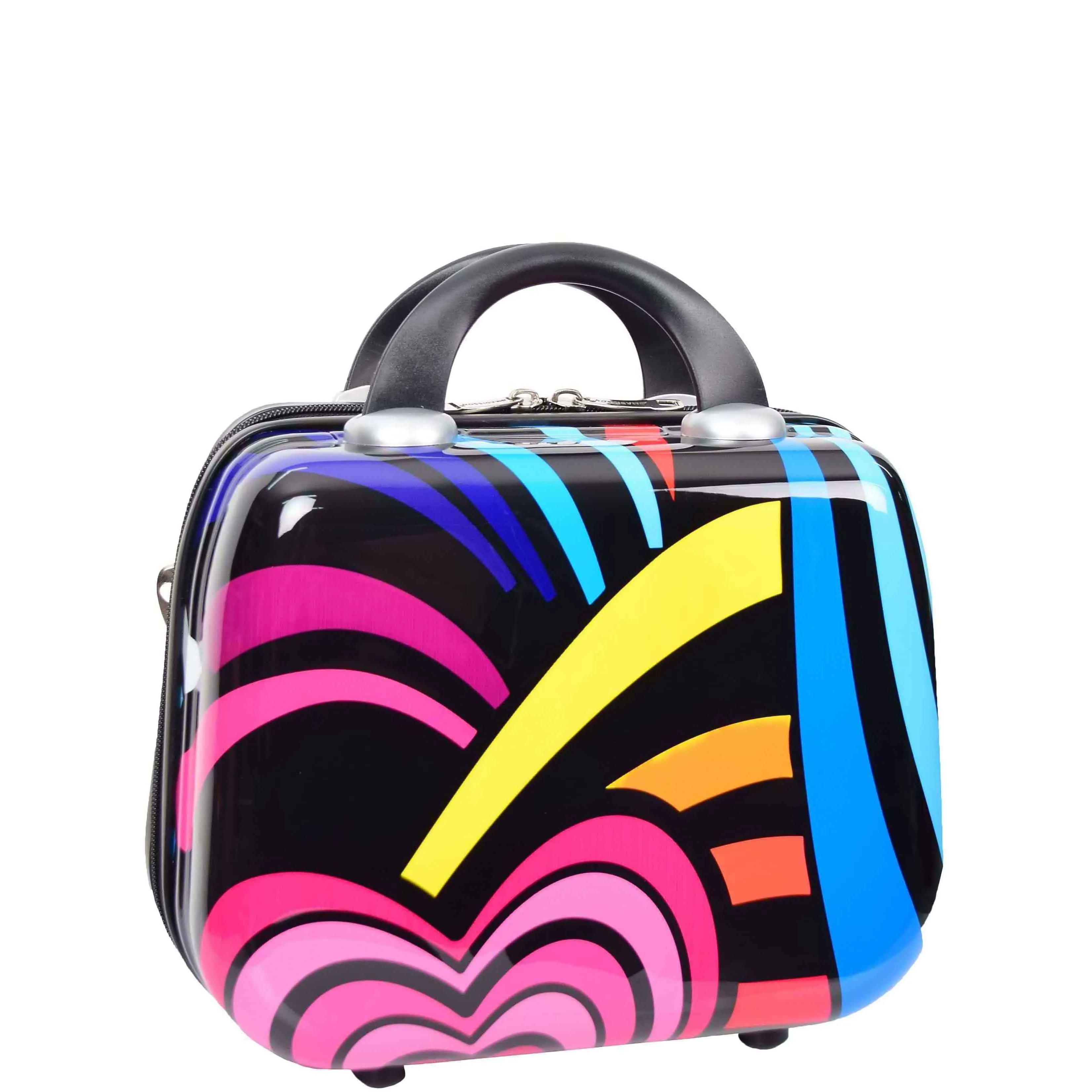 DR622 Lightweight Four Wheeled Luggage With Multi-Hearts Print