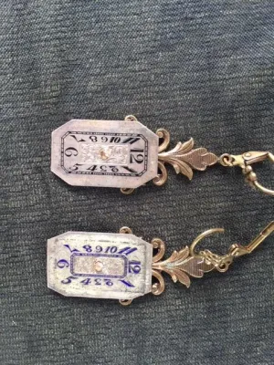 Dramatic Dial Dangle Earrings