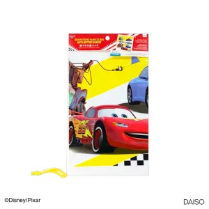 Drawstring plastic bag with bottom gusset - Cars -