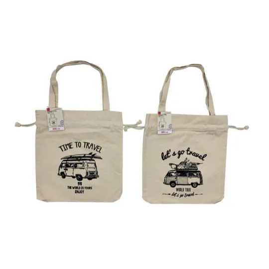 Drawstring Tote Bag