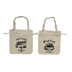Drawstring Tote Bag