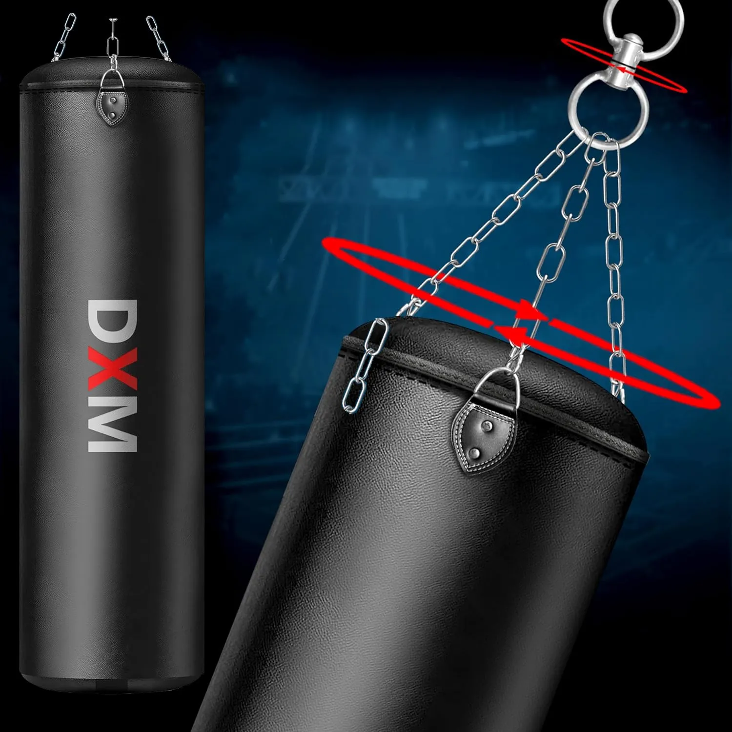 DXM Sports Heavy Duty Punching Bag - Unfilled