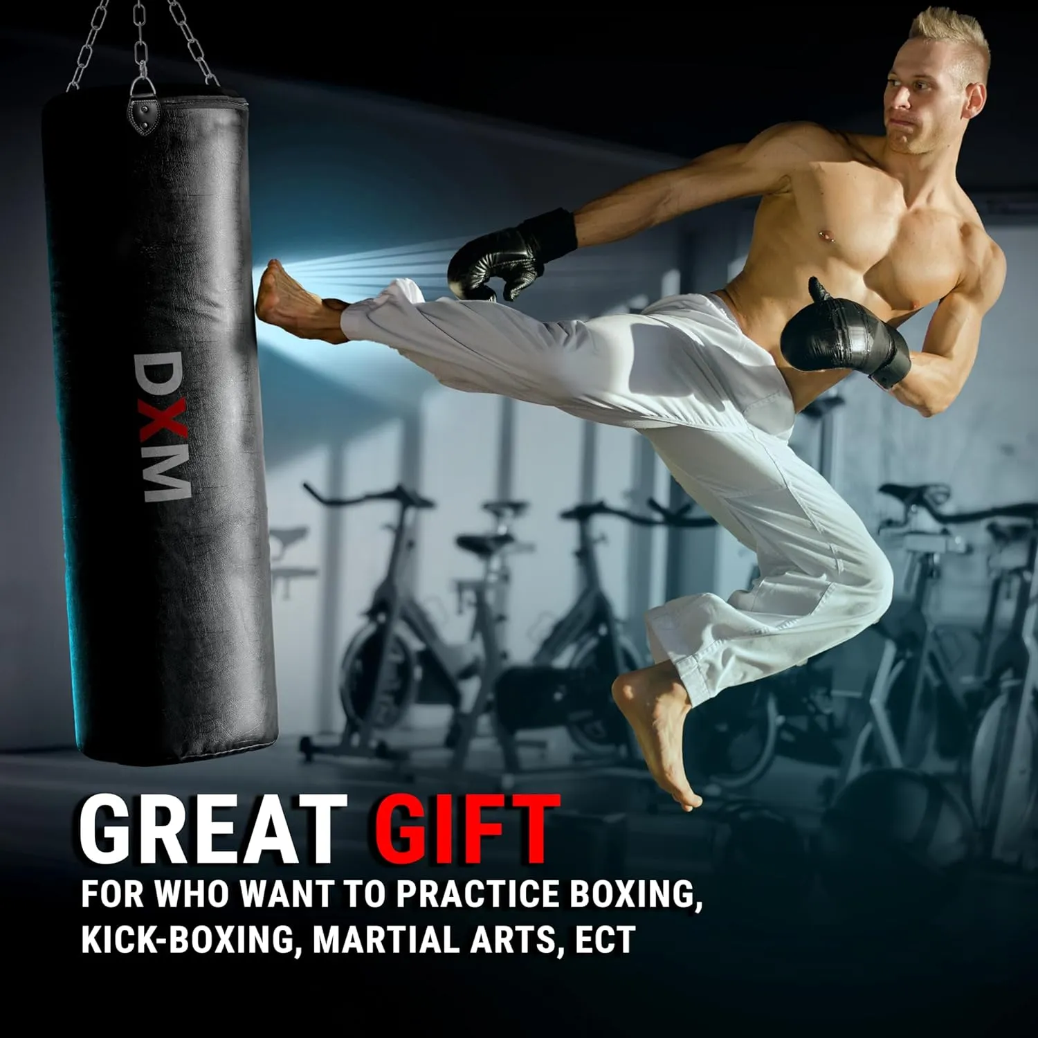 DXM Sports Heavy Duty Punching Bag - Unfilled
