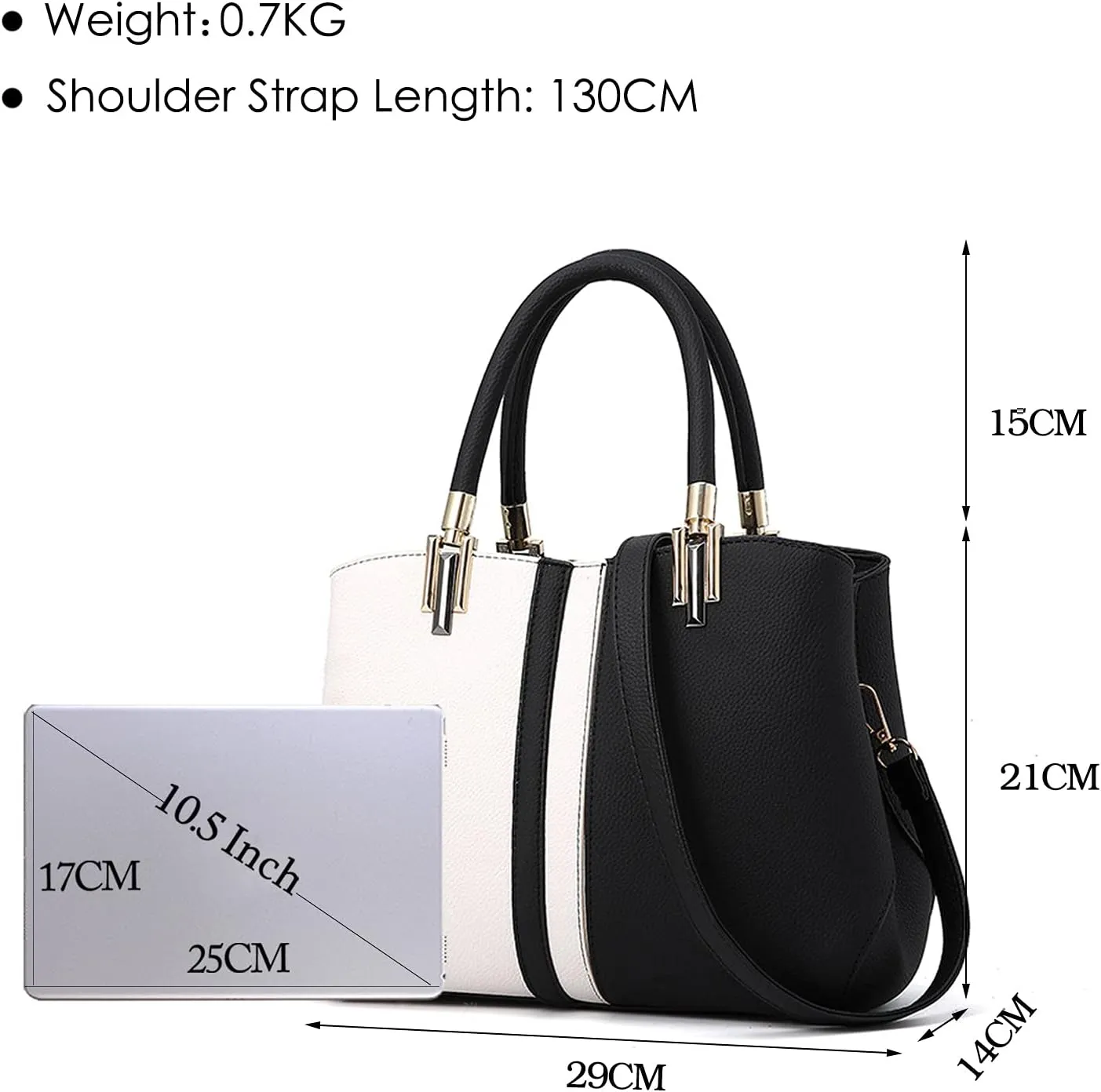 Elegant Women Handbags Shoulder Bags Waterproof PU Leather Tote Bag