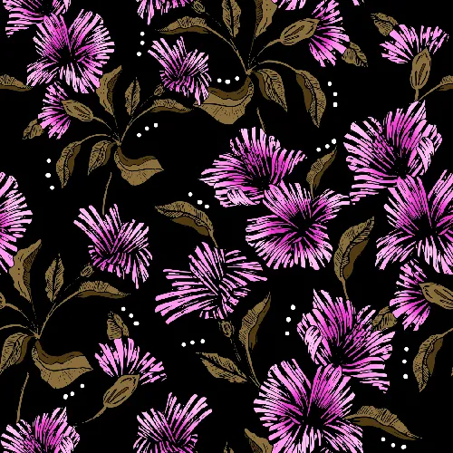 Envy Hold - Dark illustration floral