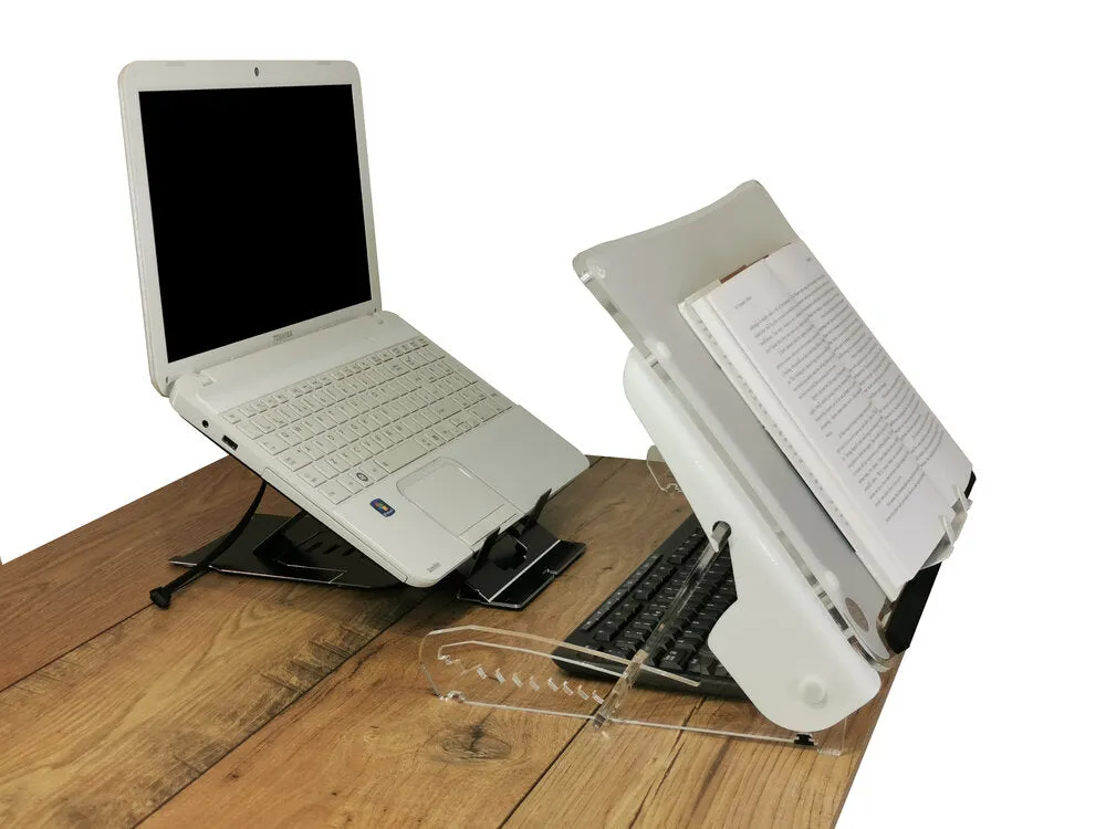 Ergonomic Cafe Clear Slope Pro Document and Book Holder