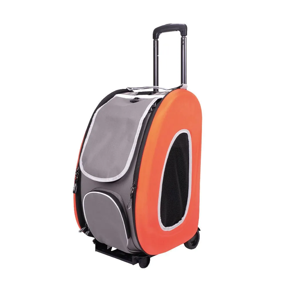 Eva Pet Wheeled Multifunctional Carrier - Tangerine